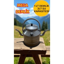 Avcı, Çoban, Kampçı, Çift Taraflı Çaydanlık, Süzekli 4 Litre Gri