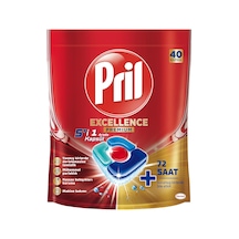 Excellence 5'i 1 Arada Bulaşık Makinesi Deterjanı, 40 Kapsül, 40 Kaüsl