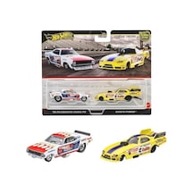 1:64 Premium Car Culture 2'li Paket 72 Plymouth Cuda Fc - Rob'n Pınks Jbl01