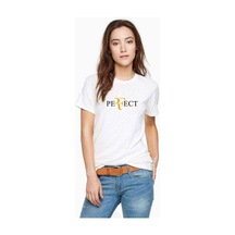 Roger Federer Perfect Baskılı Beyaz Kadın Tshirt