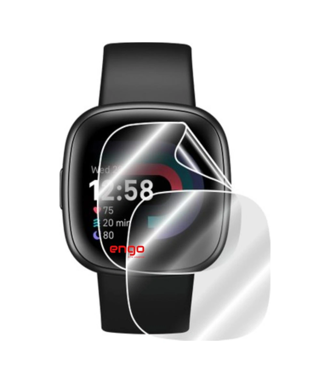 Fitbit Versa 4 Ekran Koruyucu Tpu Film Şeffaf 2 Adet