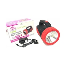 10 W Led El Feneri Şarjli Gk-2222 Siyah