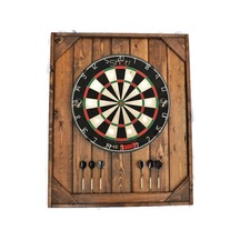 Sadece Ahşap Dart Tahtası Arkalığı, Ahşap Dart Tahtası 70x60cm Ceviz