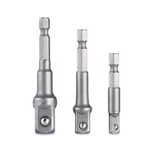 Tr 3'lü Lokma Adaptörü Seti, 1/2-1/4-3/8 İnç, Hex Plus