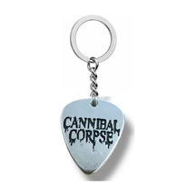 Cannibal Corpse Death Metal Grubu Pena Şeklinde Çift Taraflı Rock İşaretli Metal Anahtarlık