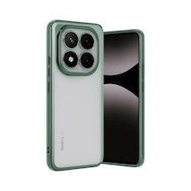 Xiaomi Redmi Note 14 Pro Plus Kılıf Razer Lensli Silikon - Yeşil -