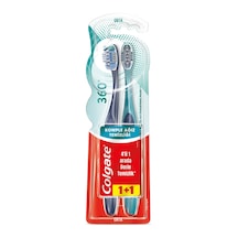 Colgate 360 Komple Ağız Temizliği Orta Diş Fırçası 1+1 - 6 Adet Tarı