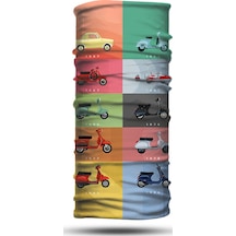 Çok Amaçlı Bandana Motosiklet Boyunluk Balaklava Outdoor Yüz Maskesi Kayak Maskesi Çok Renkli