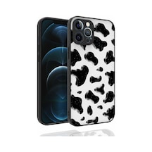 Kilifone - İphone 12 Pro Max Uyumlu Kılıf Desenli Kamera Korumalı Parlak Nora Kapak - No2 - T24247