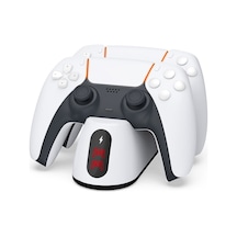PS5 Dobe Dual Dock Gamepad Göstergeli Şarj Stand TP5-0516B