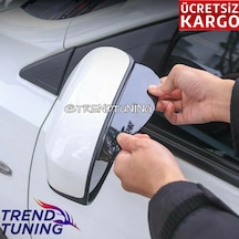 Toyota Avensis Uyumlu Ayna Rüzgarlığı. Yağmur Koruyucu