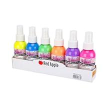 Red Apple Sprey Neon Kumaş Boyası 6 Renk X 100 Ml