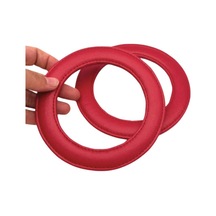 Angel Çanta Aksesuar Kırmızı Renk Yuvarlak 13.5 Cm Suni Deri Çanta Sapı