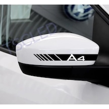 Audı Slıne A4 Ayna Sticker Audi Oto Araba Sticker