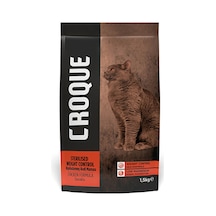 2 Adet Croque Kısırlaştırılmış Kedi Kuru Mama Tavuk Etli 1.5 Kg