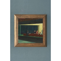 Okeeffe - Blue Tablosu 83 X 55-2 Parçalı