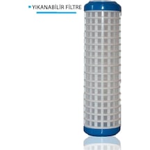 Watermelon Daire Bina Sayaç Girişi 1 Aşama Yedek Filtre Setleri Yıkanabilir Filtre