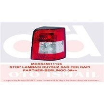 MARS 511126 STOP LAMBASI SAĞ PARTNER 06- / BERLINGO 06- DUYSUZ TE