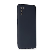 Samsung Galaxy Uyumlu   A03s Kılıf Nano İçi Kadife Silikon - Lacivert