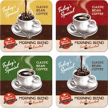 Nostalgic Art Morning Blend Bardak Altlığı Set Çok Renkli