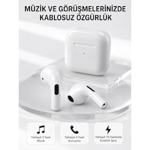 Bluetooth 5.3 Tws Kablosuz Kulak İçi Kulaklık 25 Metre Menzil Şarj Kutulu