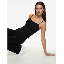 Koton Kolsuz Bisiklet Yaka Slim Fit Atlet Siyah 6wak30137nk Siyah