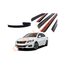 Peugeot 301 Makyajlı Uyumlu Bagaj Üstü Spoiler Mat Siyah