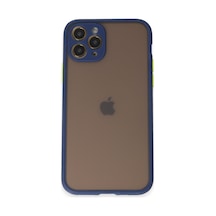 Apple iPhone Uyumlu  11 Pro Kılıf Montreal Silikon Kapak -  Lacivert