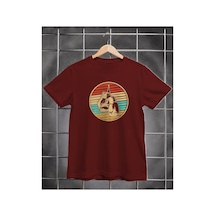 Segungear Boxingretro Erkek Regular Fit Baskılı Spor Tişört Bordo - 932267556 Bordo