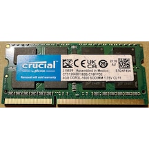 Crucial CT51264BF160B Crucial 4 GB DDR3L-1600 1.35V SODIMM Notebook Ram