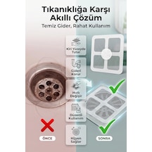 Gider Kapatıcı Pislik Tutucu Kendinden Yapışkanlı Gider Kapağı