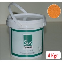 Demir Oksit Turuncu Pigment 4 Kg