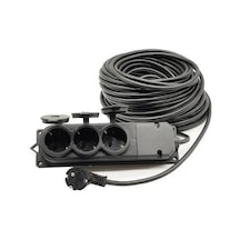 Mey İthalat Topart 01560 30 Metre Grup Prizli Uzatma 3x2,5 Kablo