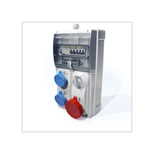 Novsen Ip66 Kombinasyon Panosu 2 Ad. 3x16a, 1 Ad. 5x32a Kilitli P.