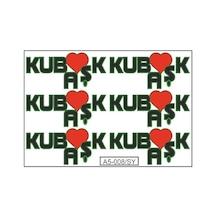 A5 Sticker 017 Tek Paket Çoklu Sticker Çok Renkli