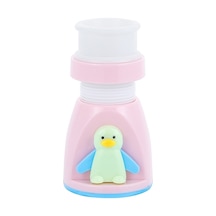 Cbtx 3 Pcs Mutfak Penguen Karikatür Musluk Sıçramaya Dayanıklı Duş Yağmurlama Ev Musluk Suyu Genişletici Evrensel Su Tasarrufu Filtresi Pembe