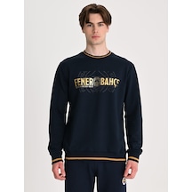 Fenerbahçe Lacivert Tribün Established 1907 Erkek Sweatshirt Fb Laci Yeni