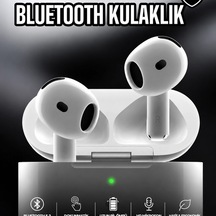 Beyaz Tws Kablosuz Bluetooth Kulaklık Anc, Çift Telefon Desteği, Su Ve Tere Dayanıklı 00