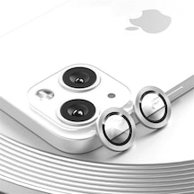 iPhone 14 Uyumlu Plus Mercek Lens Kamera Koruyucu GRİ