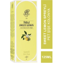 Rebul Sweet Lemon Spreyli Pet Şişe Kolonya 125 Ml
