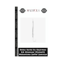 Hadpols Delux Serisi Su Geçirmez Şık Aksesuar Otomatik Mekanizma Şeffaf Şemsiye