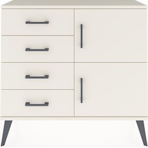 Arges Şifonyer Tek Raflı 4 Çekmeceli 2 Kapaklı 88x30x80 Aytaşı-aytaşı Aytaşı