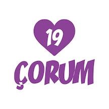 Kalpli 19 Çorum Araba Sticker 17x17 Cm Mor