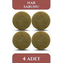 Sabunal Nar Sabunu 4 Adet - Cilt ve Saç Bakım Sabunu