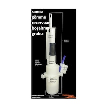 Sanica Gömme Rezervuar Boşaltma Gurubu Sanıca Rezervuar Kapama Gö Beyaz