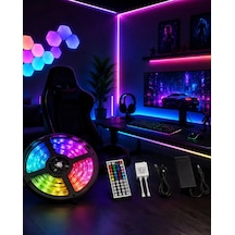 5 Metre Rgb Led Şerit Kumandalı 5050 Renk Değiştiren Led Strip Diğer
