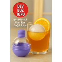 Dev Buz Topu Kalıbı İçeceklerinizi Uzun Süre Soğuk Tutan Buz Küresi Kalıbı 1 Adet Silikon Çok Diğer Dev Buz Topu Kalıbı İçeceklerinizi Uzun Süre Soğuk Tutan Buz Küresi Kalıbı 1 Adet Silikon Çok Diğer