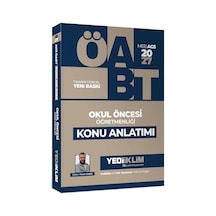 Yediiklim 2027 Öabt Meb-ags Okul Öncesi Öğretmenliği Konu Anlatımı - Hasan Sanlı