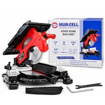 Mur-cell Mur-gm07 2000w 255 Mm 10 İnç Profesyonel Gönye Kesme Makinesi