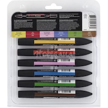 Winsor&Newton Promarker 6Lı Set Mid Tones